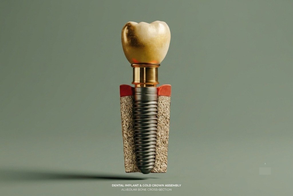 How is dental implant surgery done?